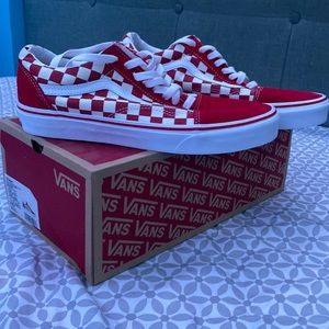 Old school vans only tried on